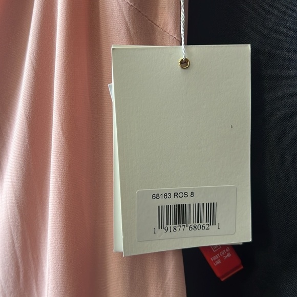 Mac Duggal 68163 NWT BEADED DROP SHOULDER JERSEY GOWN - Picture 8 of 9